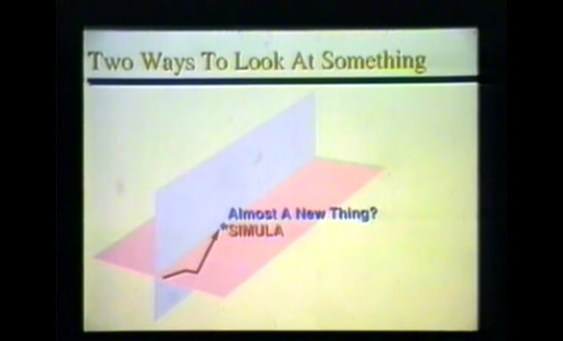 Was Simula a better old thing or almost a new thing? (todo: find the answer)